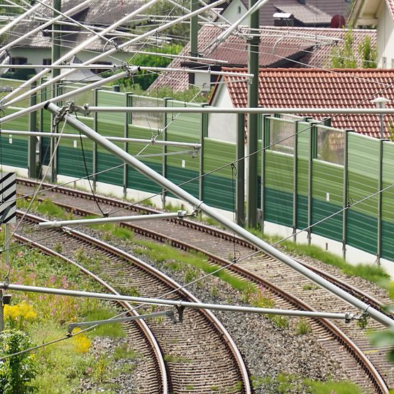 Lärmschutz an Bahnstrecke