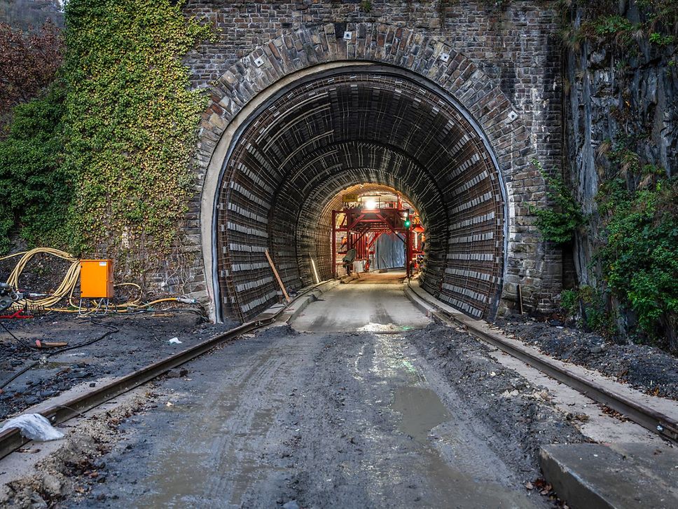 Tunnel an der Ahrtalstrecke