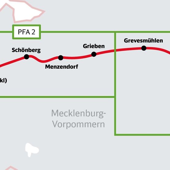 Planfeststellungsabschnitte ABS Lübeck–Schwerin