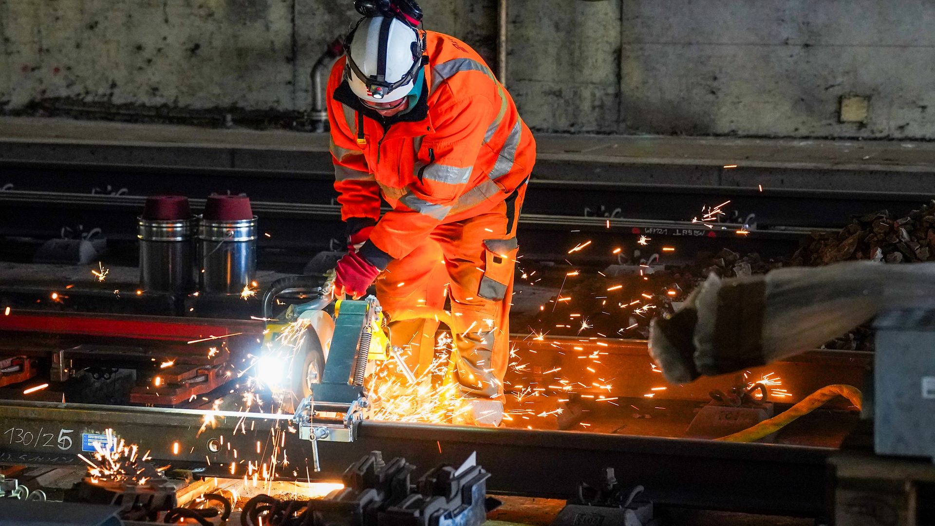 Bauarbeiten Berlin Hbf tief