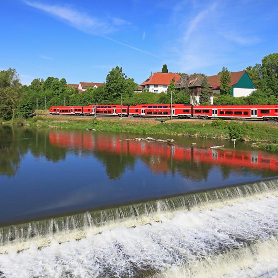 Regionalbahn in Oberbayern