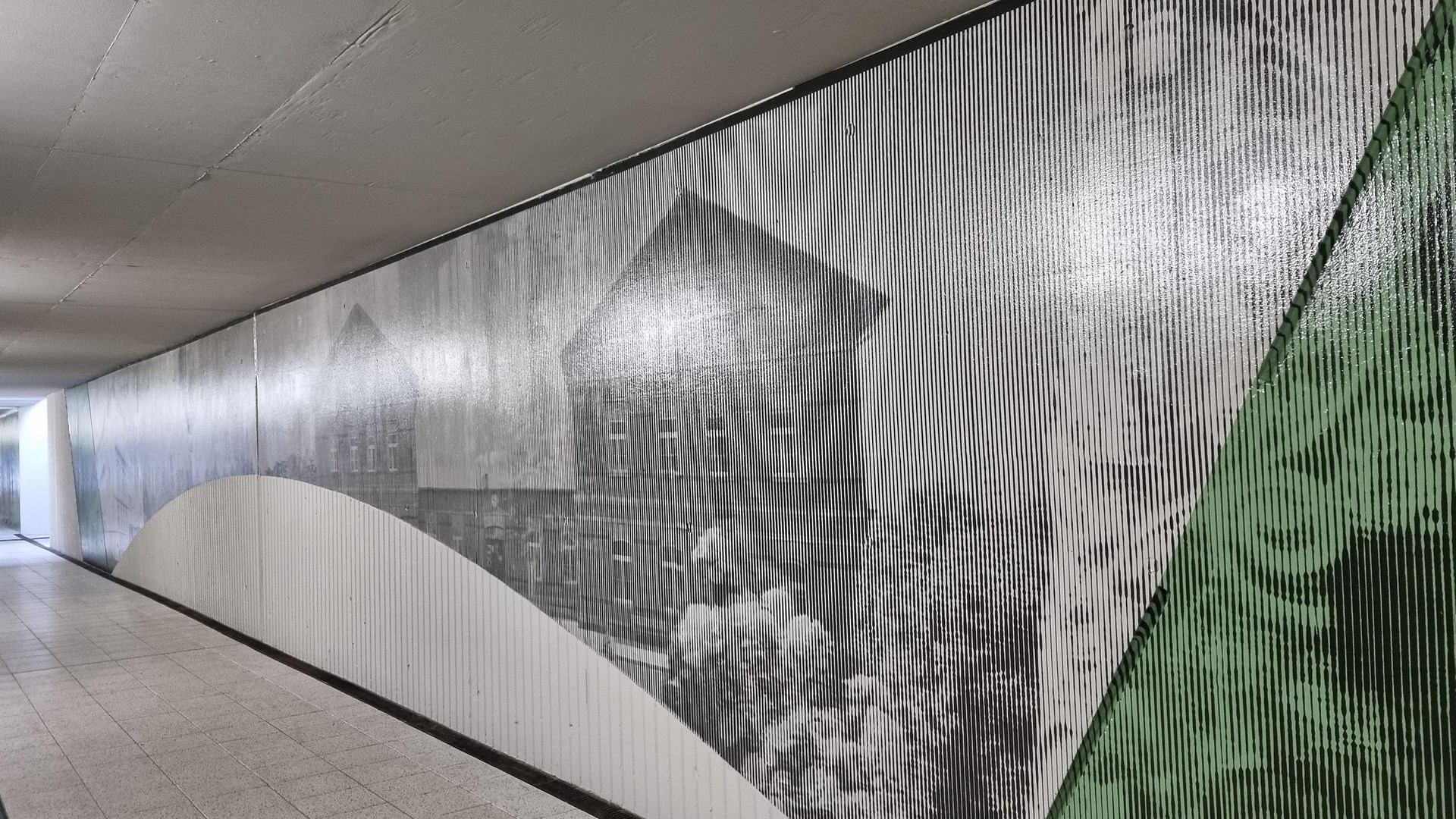 Bahnhof Borsdorf - Tunnelgestaltung