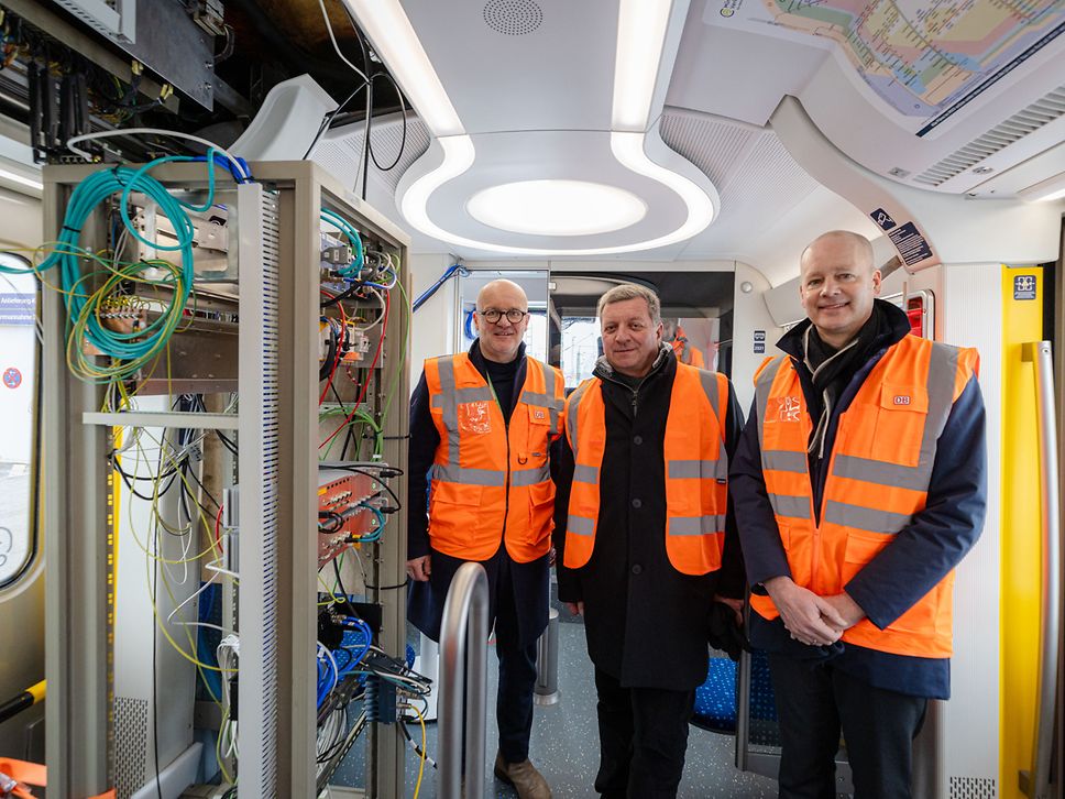 Demonstration von Remote Train Operation bei der S-Bahn München