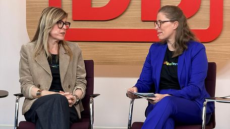 Christine Epler und Susanne Küspert im Dialog