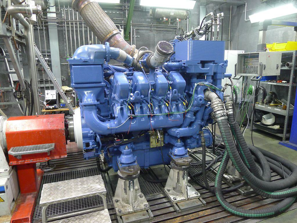 MTU 8V 4000 R43 auf dem Prüfstand