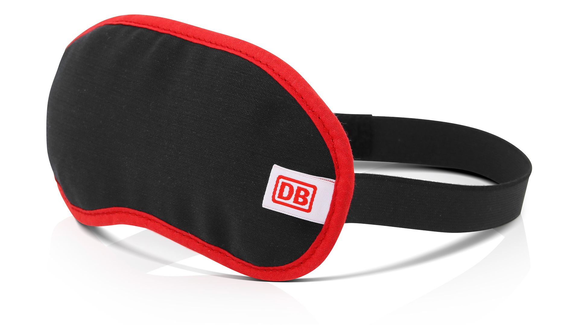 Schlafmaske aus alter Unternehmensbekleidung 