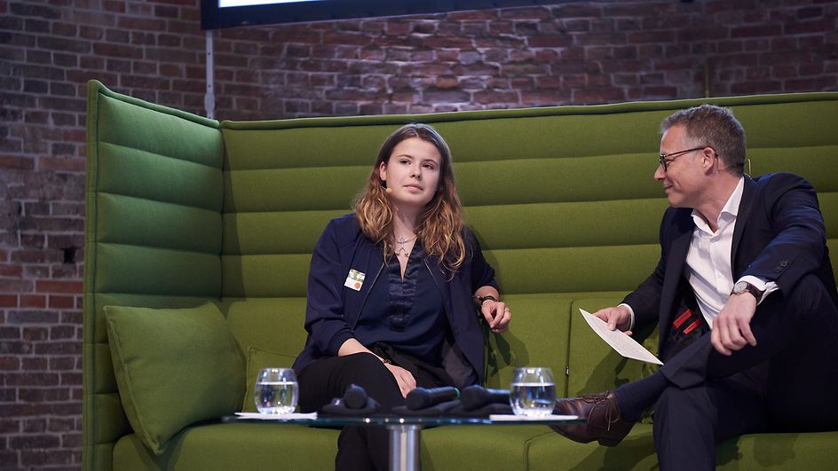 Wir stehen, wie hier auf dem Umweltforum 2019, in regelmäßigem Austausch mit unseren Stakeholdern.