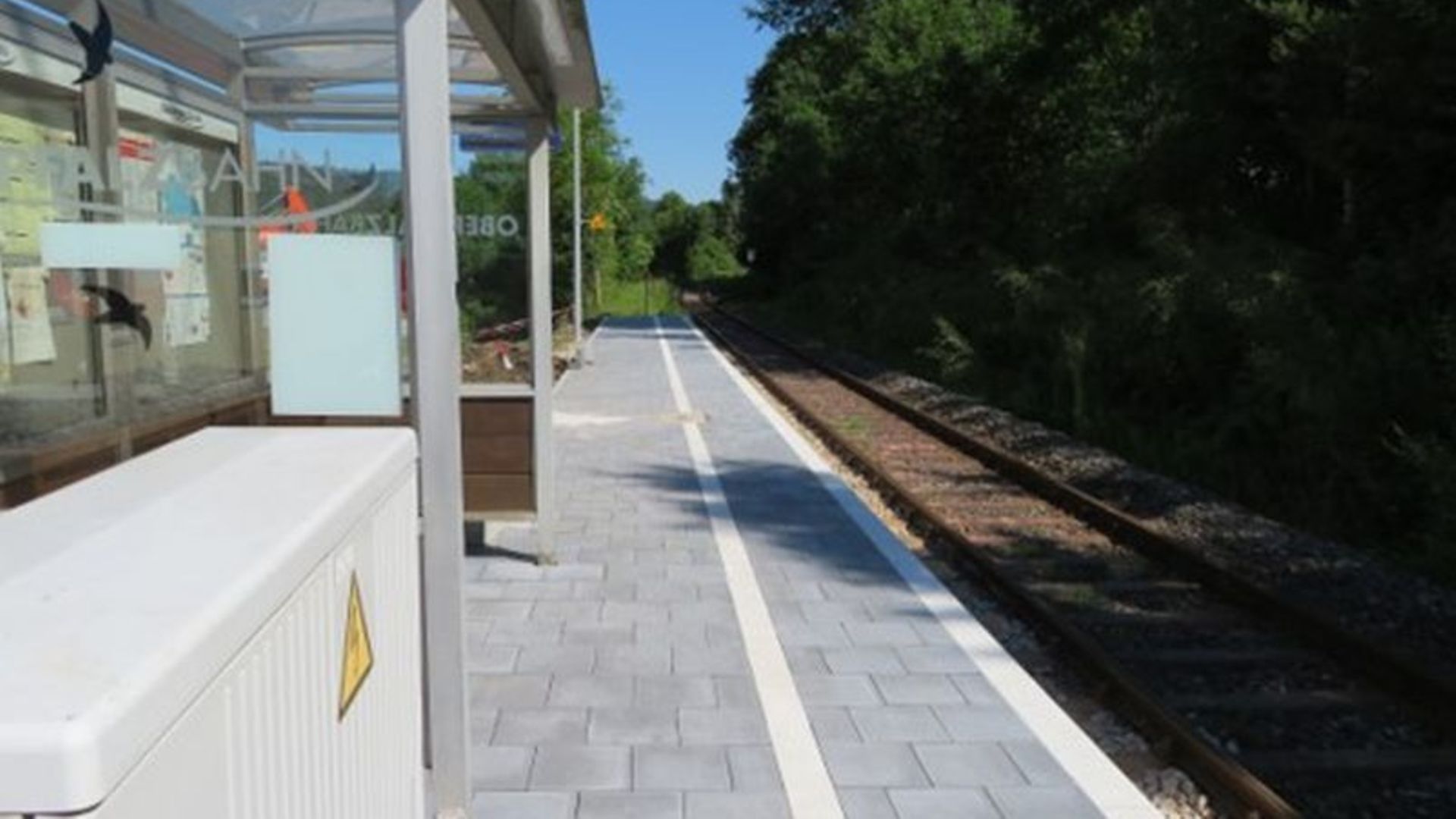 Balbersdorf_Erneuerung des Bahnsteigs