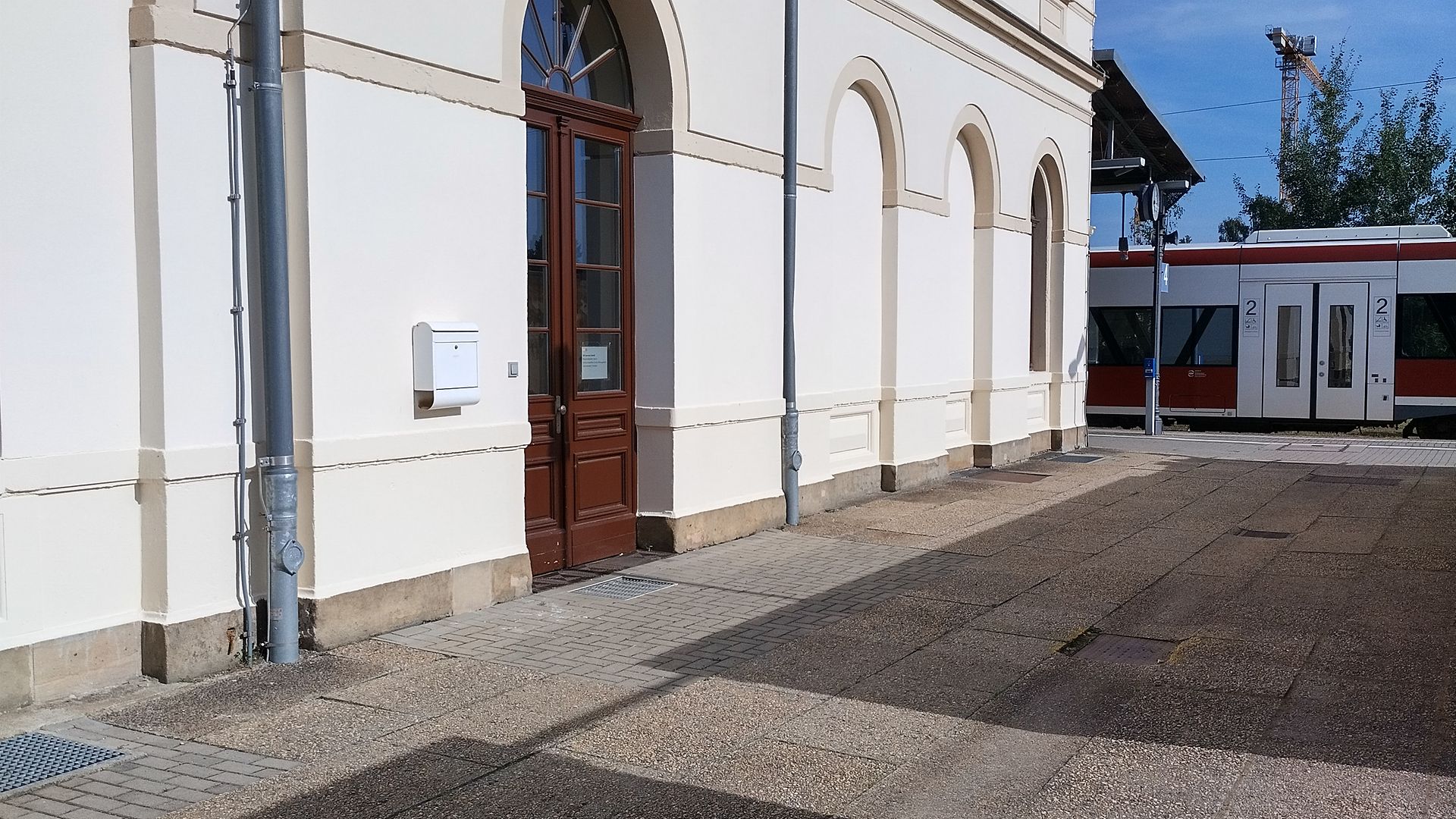 Pirna - Sanierung Fassade Empfangsgebäude