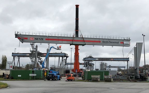 Kranbalken DUSS Terminal Billwerder